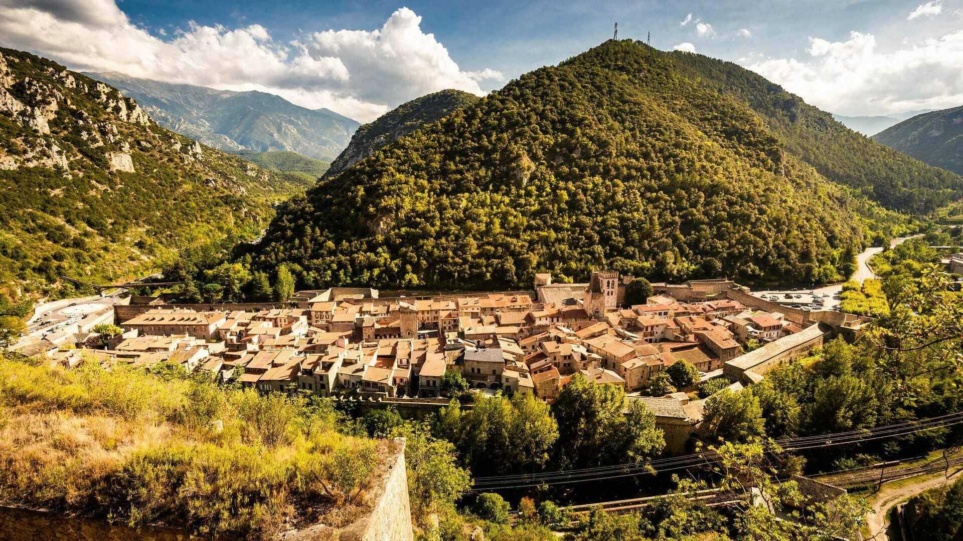 View of Villefranche de Conflent